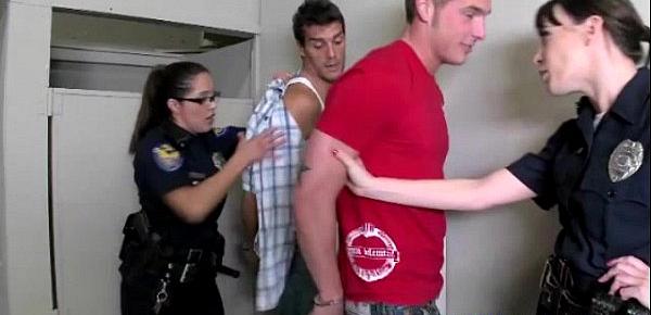  Dana Dearmond hot cop gets facialized